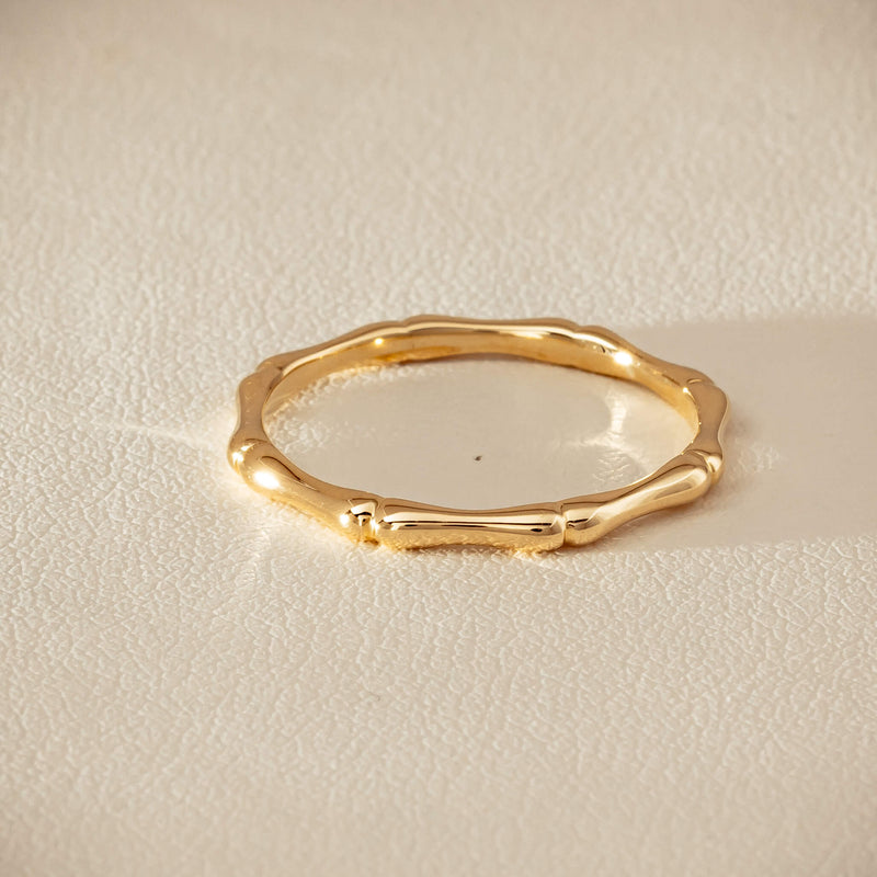 9ct Yellow Gold Kyoto Band - Ring - Walker & Hall