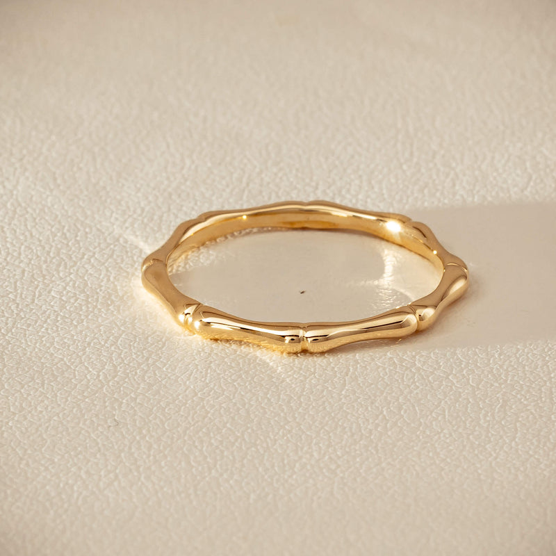 9ct Yellow Gold Kyoto Band - Ring - Walker & Hall