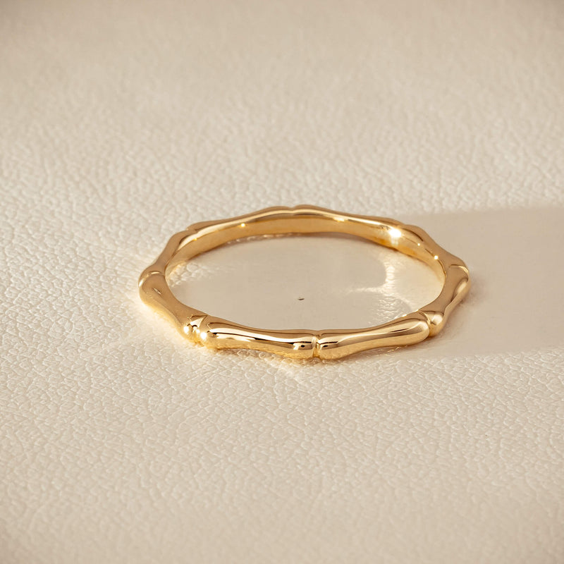 9ct Yellow Gold Kyoto Band - Ring - Walker & Hall