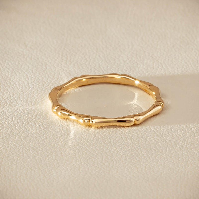 9ct Yellow Gold Kyoto Band - Ring - Walker & Hall