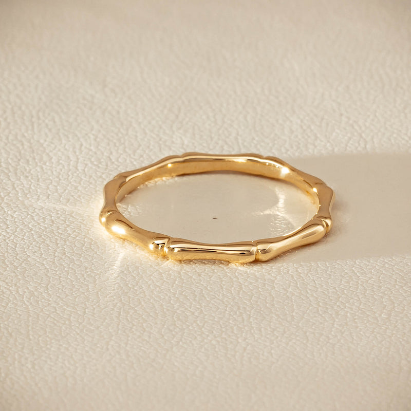 9ct Yellow Gold Kyoto Band - Ring - Walker & Hall