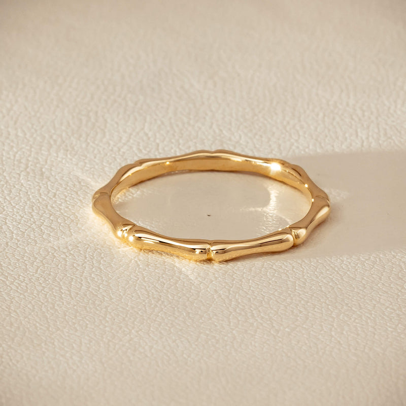 9ct Yellow Gold Kyoto Band - Ring - Walker & Hall