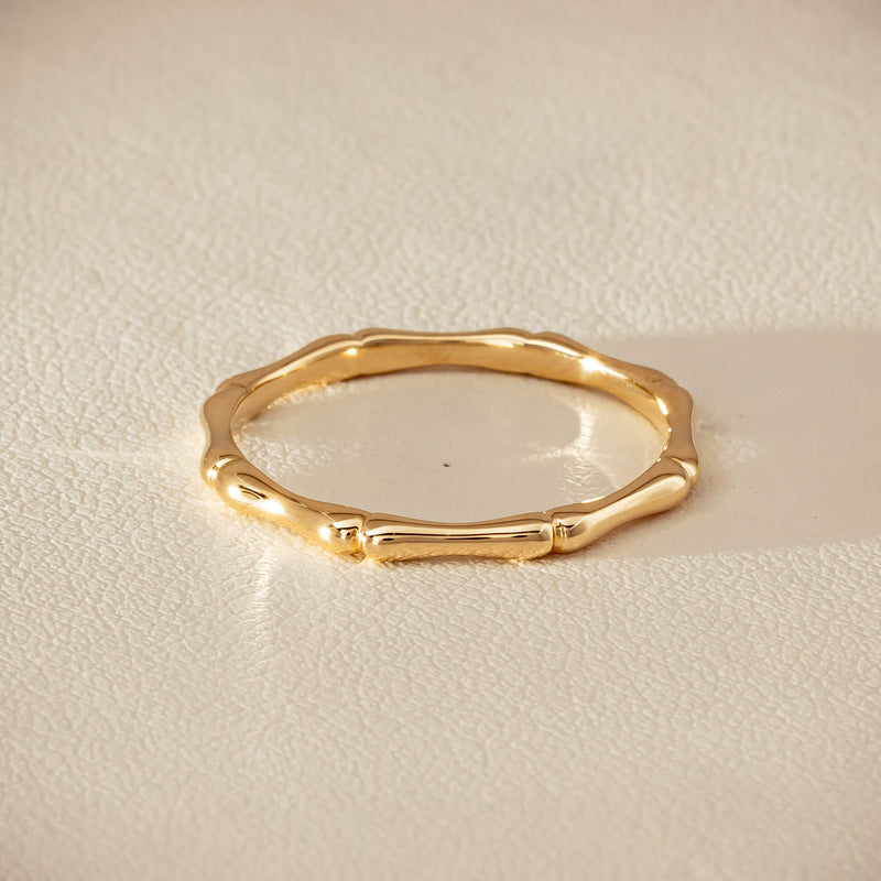 9ct Yellow Gold Kyoto Band - Ring - Walker & Hall