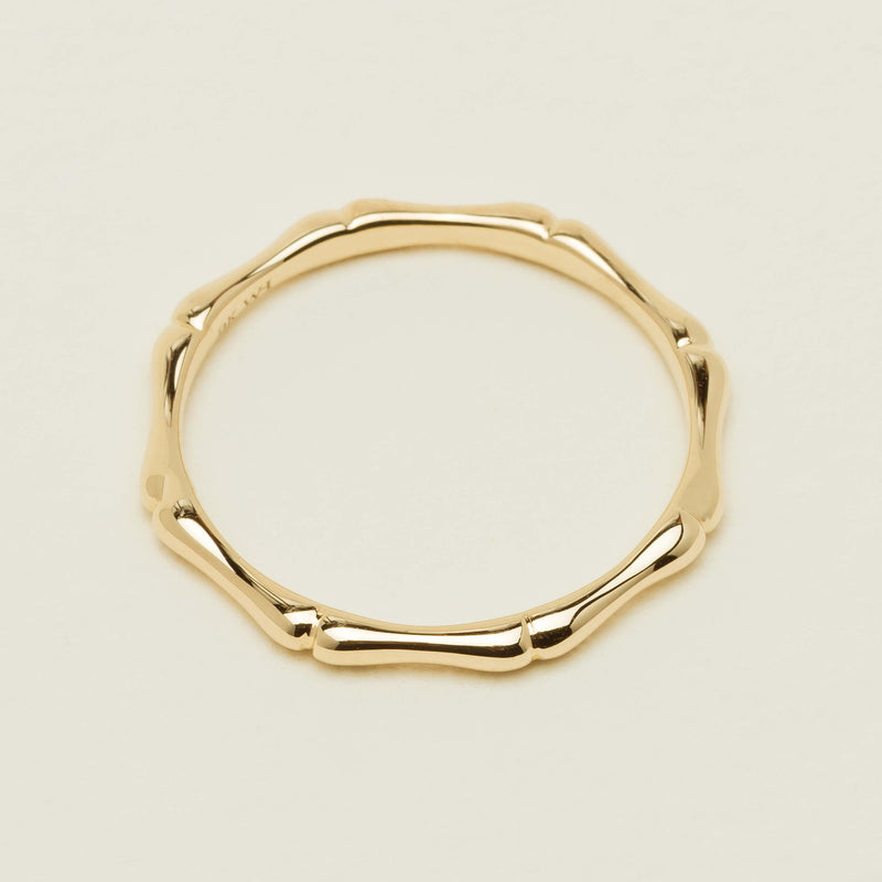 9ct Yellow Gold Kyoto Band - Ring - Walker & Hall