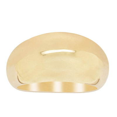 9ct Yellow Gold Madonna Ring-Ring-Walker & Hall