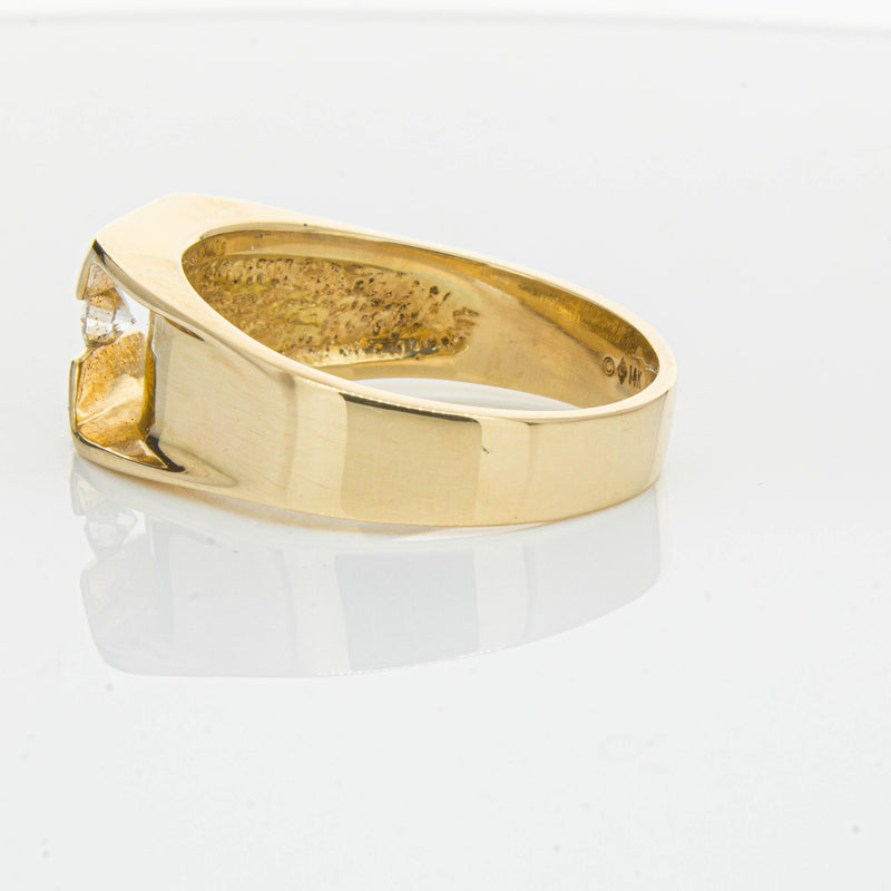 Deja Vu 14ct Yellow Gold .22ct Diamond Mens Ring - Ring - Walker & Hall