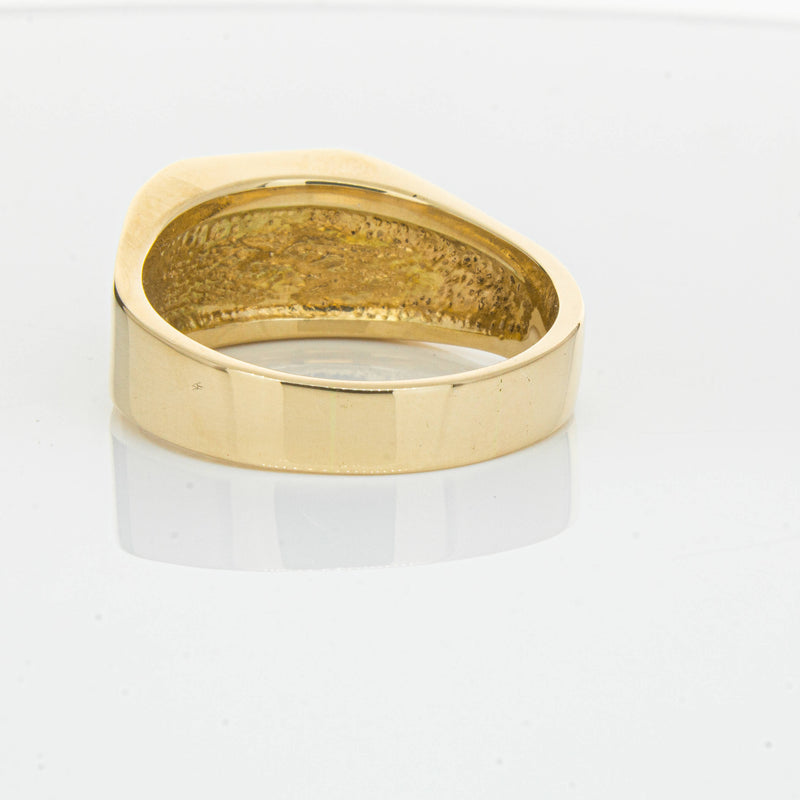 Deja Vu 14ct Yellow Gold .22ct Diamond Mens Ring - Ring - Walker & Hall
