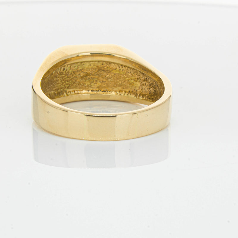 Deja Vu 14ct Yellow Gold .22ct Diamond Mens Ring - Ring - Walker & Hall