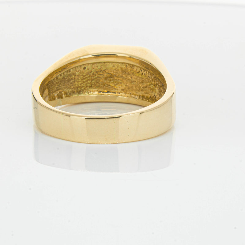 Deja Vu 14ct Yellow Gold .22ct Diamond Mens Ring - Ring - Walker & Hall