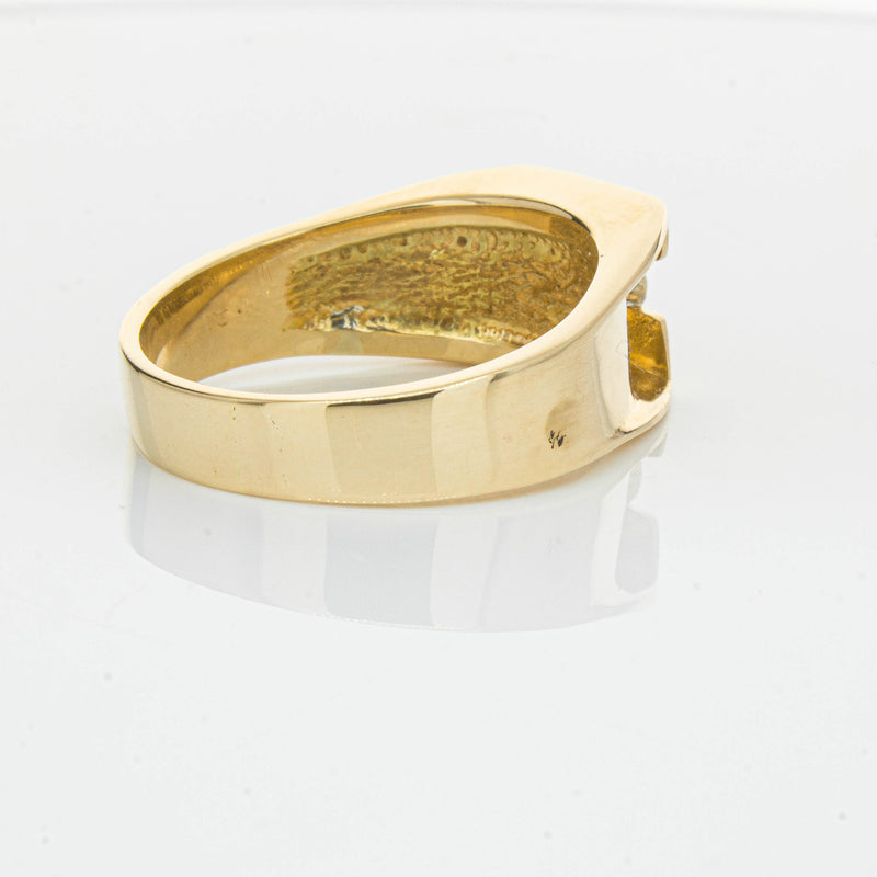 Deja Vu 14ct Yellow Gold .22ct Diamond Mens Ring - Ring - Walker & Hall