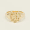9ct Yellow Gold Horseshoe Ring