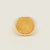Deja Vu 9ct Ring with 24ct Australian Kangaroo Coin - Ring - Walker & Hall