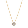 18ct Yellow Gold .40ct Diamond Isla Pendant-Necklace-Walker & Hall