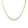 18ct Yellow Gold Diamond Embrace Necklace-Necklace-Walker & Hall