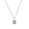 18ct White Gold 1.15ct Yellow Diamond Isla Pendant-Necklace-Walker & Hall