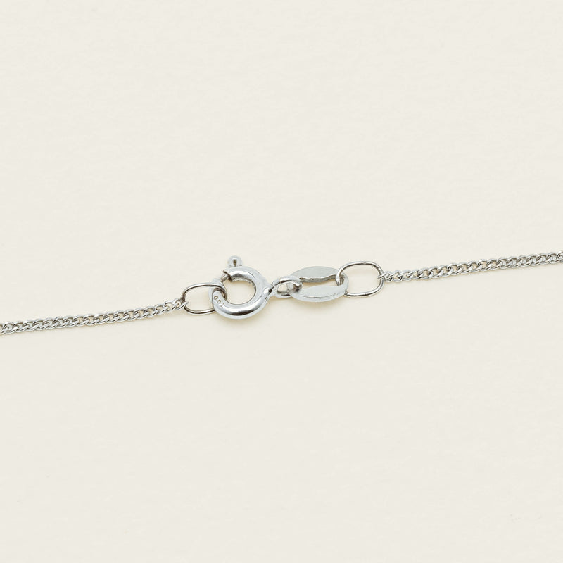 Deja Vu 18ct White Gold .45ct Princess Cut Diamond Pendant - Necklace - Walker & Hall