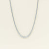 Deja Vu Platinum 10.00ct Diamond Graduated Necklace