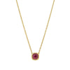 18ct Yellow Gold 1.07ct Ruby Natalia Pendant-Necklace-Walker & Hall