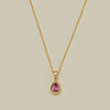 18ct Yellow Gold .84ct Pink Sapphire Natalia Pendant - Necklace - Walker & Hall