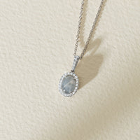 18ct White Gold 2.24ct Star Sapphire Mini Sierra Pendant