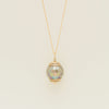 Deja Vu 9ct Yellow Gold Glass Lantern Pendant - Necklace - Walker & Hall