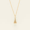 Deja Vu 9ct Yellow Gold Seal Pendant With Chain - Necklace - Walker & Hall