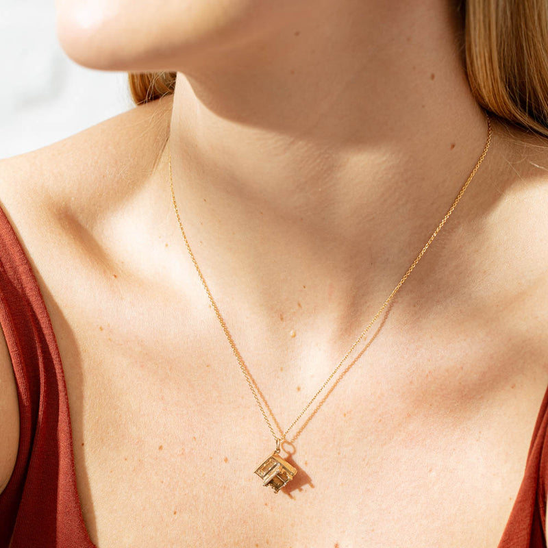 Deja Vu 9ct Yellow Gold Piano Charm-Charm-Walker & Hall