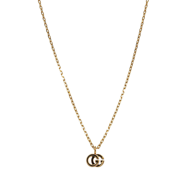 Deja Vu 18ct Rose Gold Gucci 'GG Running' Pendant - Necklace - Walker & Hall