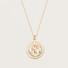 Deja Vu 9ct Yellow Gold Neptune Pendant with Chain - Necklace - Walker & Hall