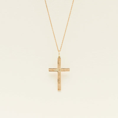 Deja Vu 9ct Rose Gold 'Psalm 46:10' Cross Pendant - Necklace - Walker & Hall