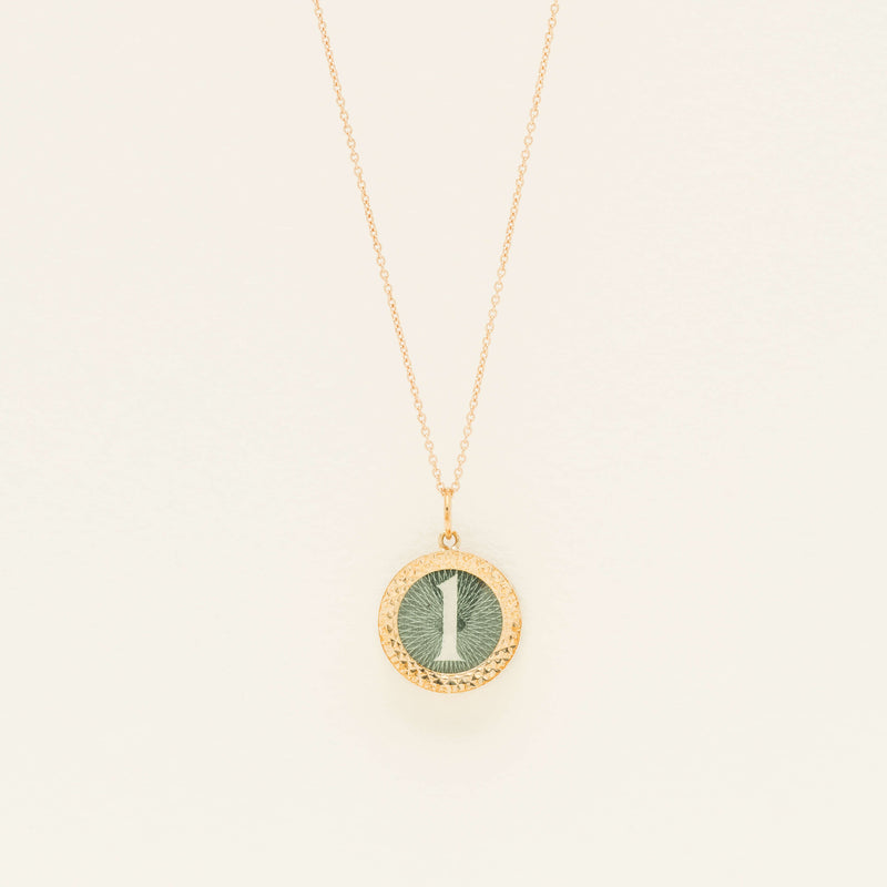 Deja Vu 9ct Yellow Gold One Pound Note Pendant - Necklace - Walker & Hall
