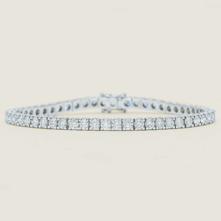 18ct White Gold 6.00ct Diamond Jubilee Bracelet - Bracelet - Walker & Hall
