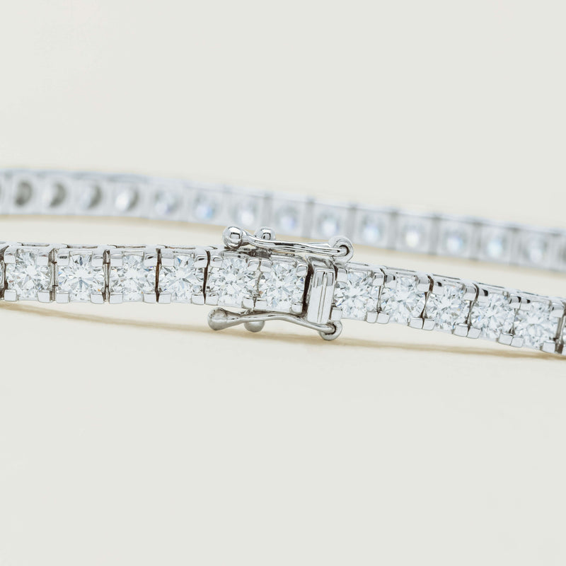18ct White Gold 6.03ct Diamond Jubilee Bracelet 17.5cm - Bracelet - Walker & Hall