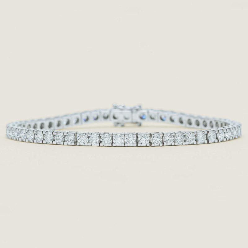 18ct White Gold 6.01ct Diamond Jubilee Bracelet 18cm - Bracelet - Walker & Hall