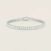 18ct White Gold 12.05ct Radiant Diamond Asra Bracelet