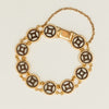 Vintage 22ct Yellow Gold Black Disc Bracelet - Bracelet - Walker & Hall