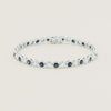 18ct White Gold Sapphire & Diamond Natalia Bracelet