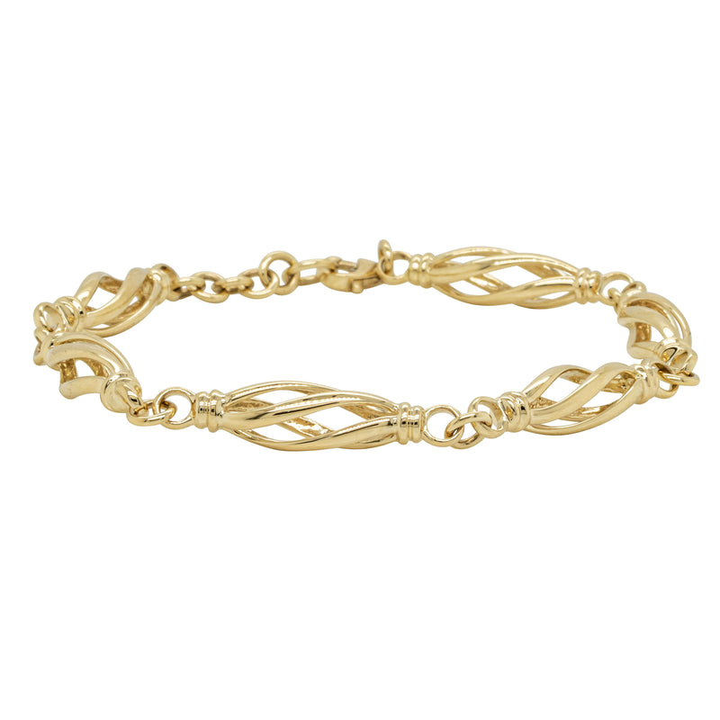 9ct Yellow Gold Helix Bracelet - Bracelet - Walker & Hall