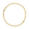 Deja Vu 9ct Yellow Gold Belcher Link Bracelet - 19.5cm - Bracelet - Walker & Hall