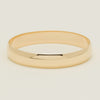 Deja Vu 9ct Yellow Gold 12mm Oval Bangle - 66mm