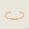 Deja Vu 9ct Rose Gold 4mm Torque Bangle - Bracelet - Walker & Hall