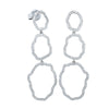 18ct White Gold 1.14ct Diamond Drop Earrings-Earrings-Walker & Hall