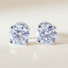 18ct White Gold 4.01ct Diamond Blossom Stud Earrings - Earrings - Walker & Hall