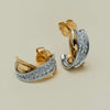 18ct Yellow & White Gold .63ct Diamond Clara Earrings - Earrings - Walker & Hall