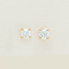Deja Vu 18ct Yellow Gold .28ct Diamond Stud Earrings