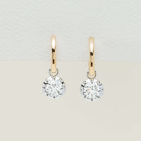 18ct Yellow Gold 1.40ct Diamond Dawn Drop Earrings - Earrings - Walker & Hall