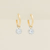 18ct Yellow Gold .60ct Diamond Dawn Drop Earrings - Earrings - Walker & Hall