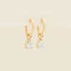 18ct Yellow Gold .60ct Reclaimed Diamond Cosy Earrings