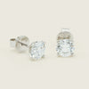 18ct White Gold 3.00ct Diamond Blossom Stud Earrings - Earrings - Walker & Hall