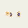 18ct Yellow Gold 1.88ct Tanzanite Natalia Stud Earrings - Earrings - Walker & Hall